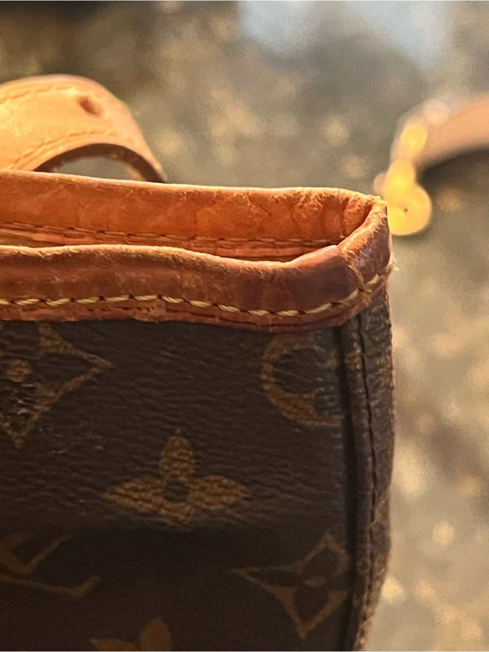 Louis Vuitton Monogram Canvas Duffel with Tan Leather Trim - Picture 8 of 11
